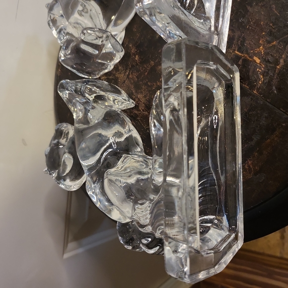 L E Smith ca 1940 Glass Horse Bookends 7.5" - Picture 10 of 10